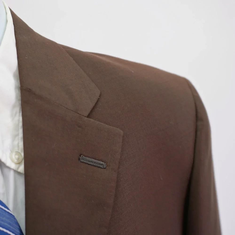 Austin Reed Brown Wool 3 Button Blazer‎ 42R Dillards